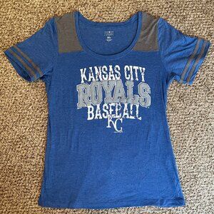 NWOT Size XL Campus Lifestyle blue gray Kansas City Royals t-shirt